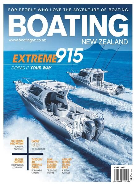 Boating New Zealand – April 2020 Cover