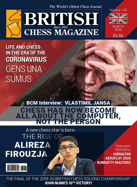British Chess Magazine – March 2020 Cover