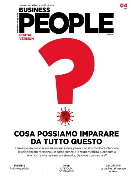 Business People – Aprile 2020 Cover