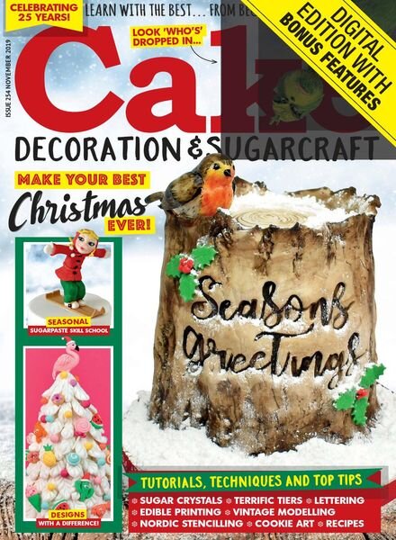 Cake Decoration & Sugarcraft – Issue 254 – November 2019 Cover