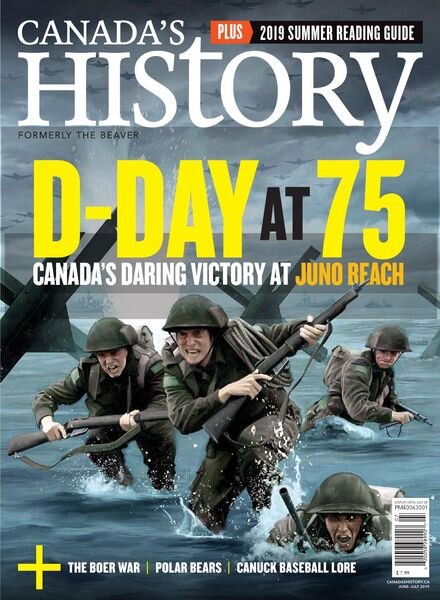 Canada’s History – June-July 2019 Cover