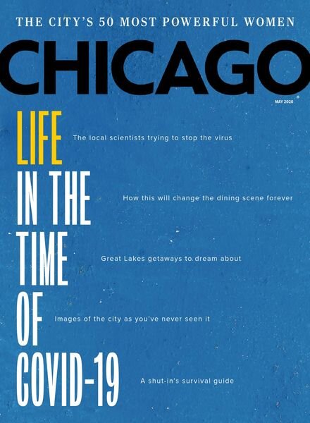Chicago Magazine – May 2020 Cover