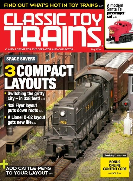 Classic Toy Trains – May 2020 Cover