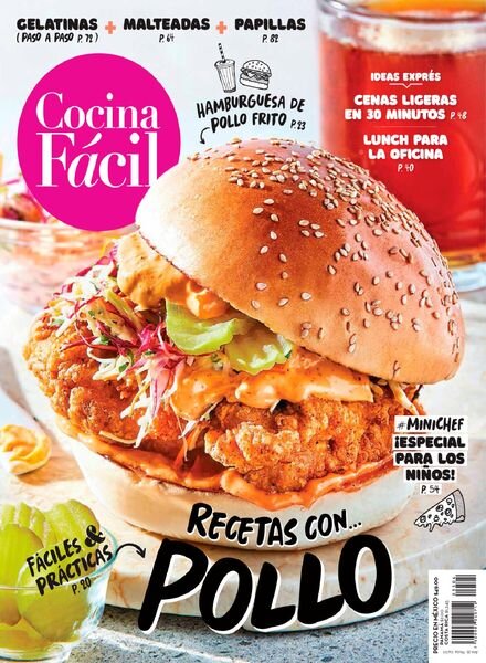 Cocina Facil – abril 2020 Cover