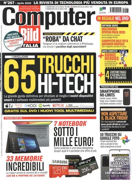 Computer Bild Italia – Aprile 2020 Cover