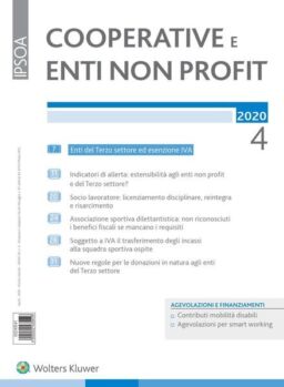 Cooperative e enti non profit – Aprile 2020
