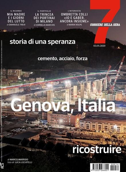 Corriere della Sera Sette – 03 aprile 2020 Cover