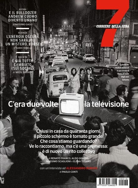 Corriere della Sera Sette – 17 aprile 2020 Cover