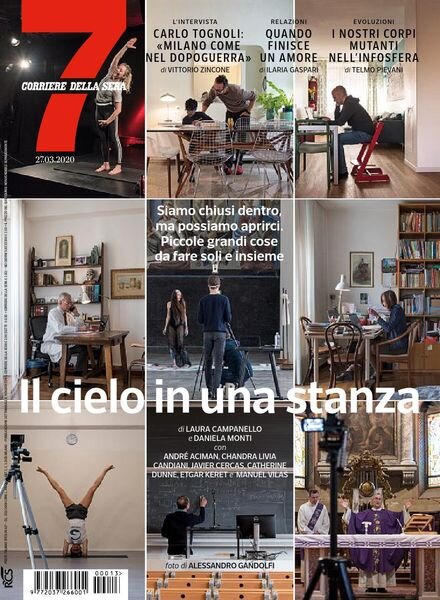 Corriere della Sera Sette – 27 marzo 2020 Cover