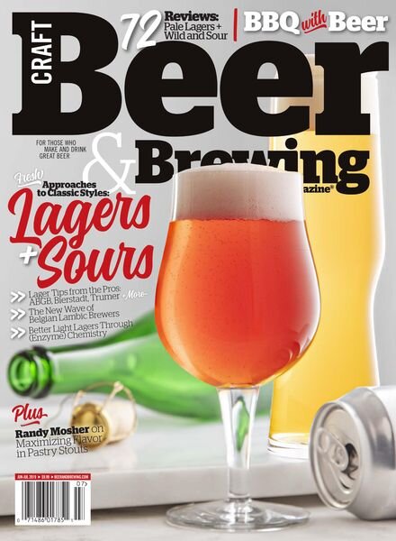 Craft Beer & Brewing – June-July 2019 Cover