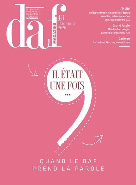 DAF magazine – mars 2020 Cover