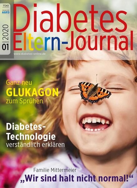 Diabetes Eltern Journal – Marz 2020 Cover
