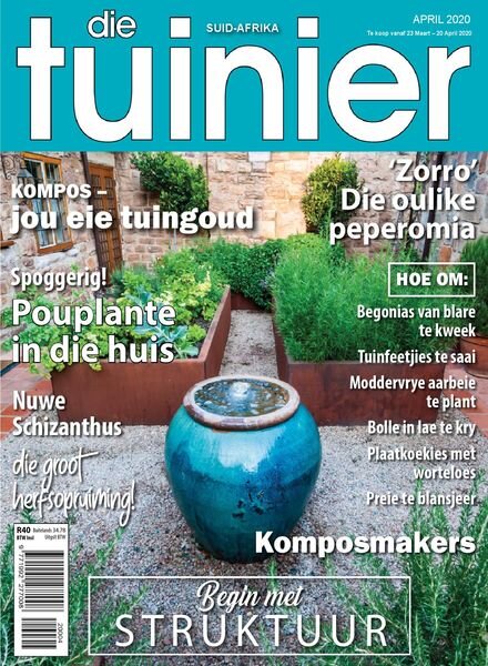 Die Tuinier Tydskrif – April 2020 Cover
