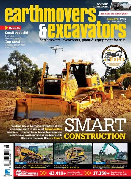 Earthmovers & Excavators – April 2020 Cover