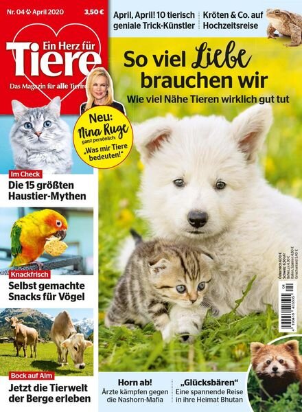 Ein Herz fur Tiere – Marz 2020 Cover