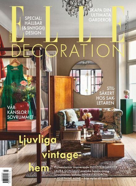 Elle Decoration Sweden – April 2020 Cover