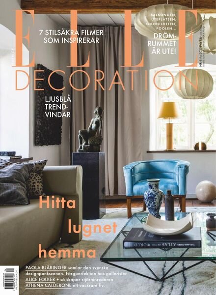 Elle Decoration Sweden – May 2020 Cover