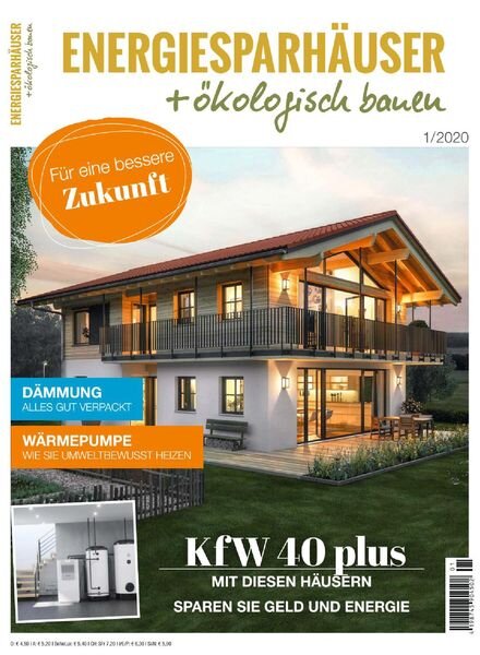 Energiesparhauser + Okologisch bauen – Nr.1 2020 Cover