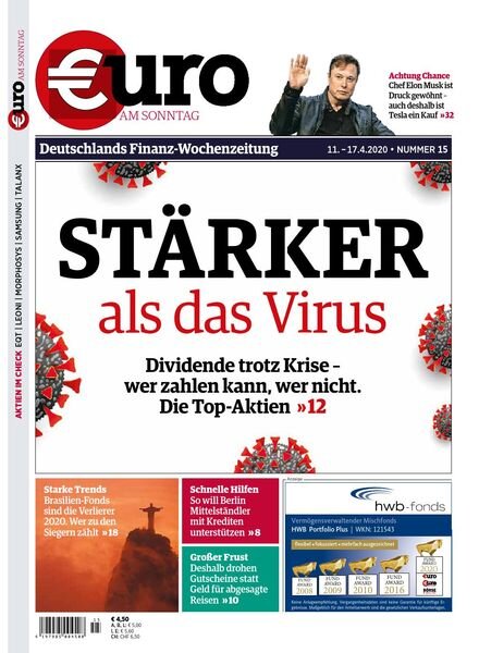 Euro am Sonntag – 11 April 2020 Cover