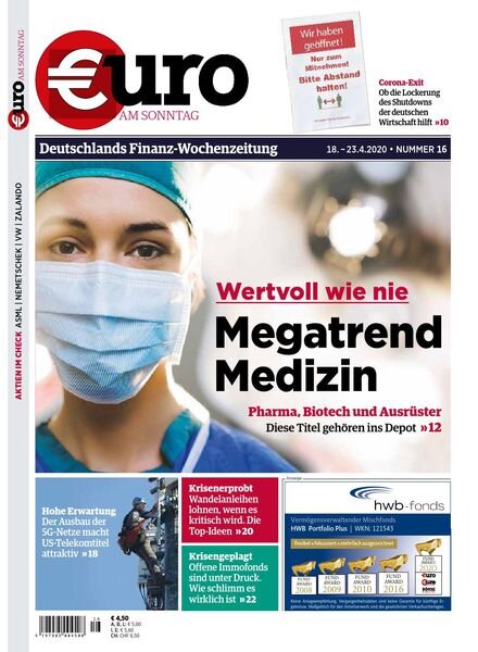 Euro am Sonntag – 18 April 2020 Cover
