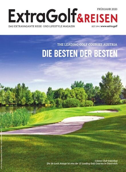 ExtraGolf & Reisen – Marz 2020 Cover