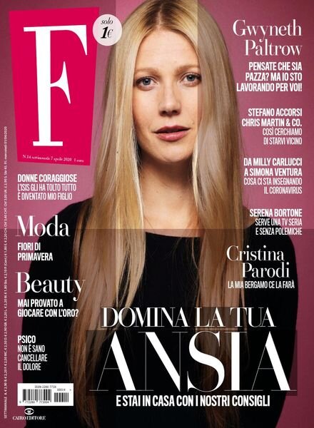 F – 7 Aprile 2020 Cover