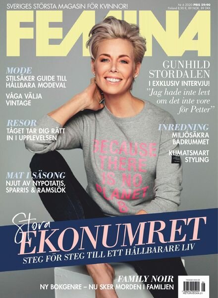 Femina Sweden – June 2020 Cover