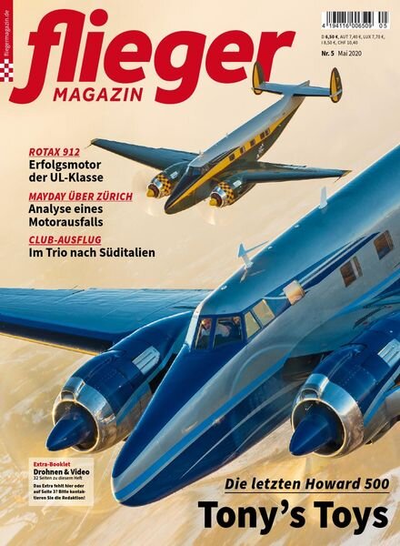 Fliegermagazin – April 2020 Cover