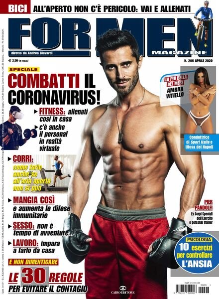 For Men Magazine – Aprile 2020 Cover