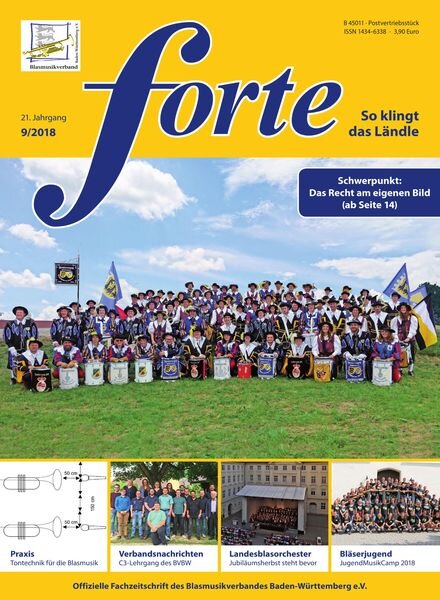 Forte Germany – September 2018 Cover