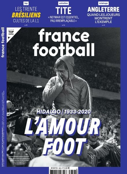 France Football – 31 mars 2020 Cover