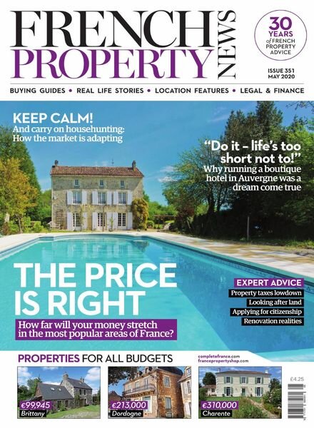 French Property News – May 2020 Cover