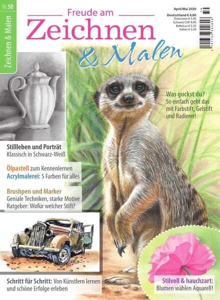 Freude am Zeichnen & Malen – April-Mai 2020 Cover