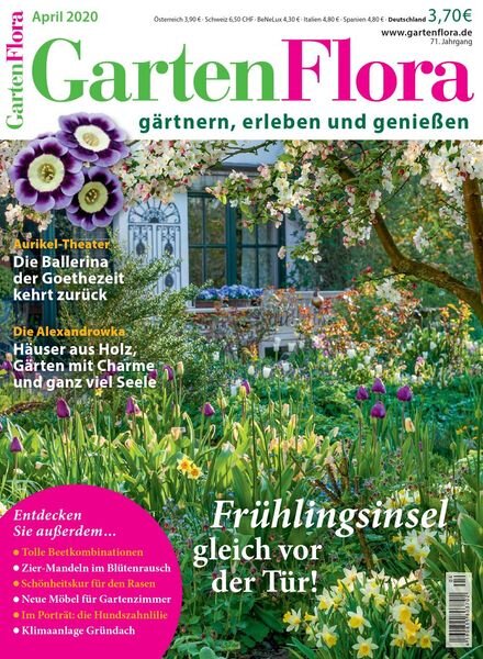 GartenFlora – April 2020 Cover