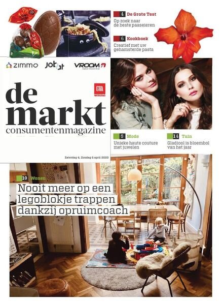 Gazet van Antwerpen De Markt – 04 april 2020 Cover