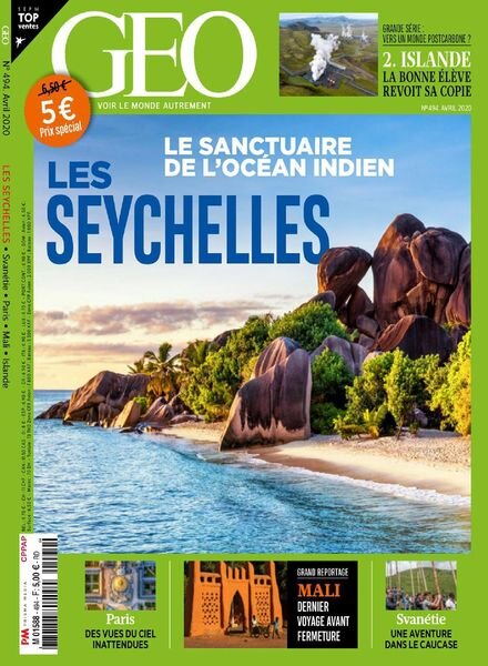 Geo France – Avril 2020 Cover