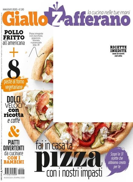 Giallo Zafferano – Maggio 2020 Cover