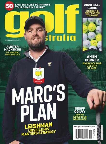 Golf Australia – April 2020 Cover