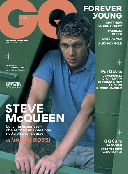 GQ Italia – aprile 2020 Cover