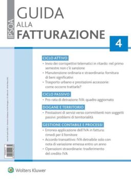 Guida alla Fatturazione – Aprile 2020
