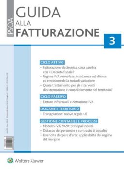 Guida alla Fatturazione – Marzo 2020