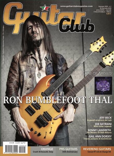 Guitar Club Magazine – Gennaio 2020 Cover