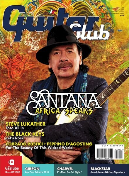 Guitar Club Magazine – Luglio-Agosto 2019 Cover