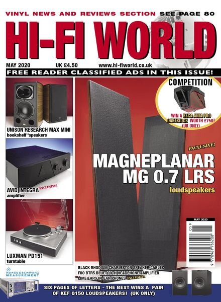 Hi-Fi World – May 2020 Cover