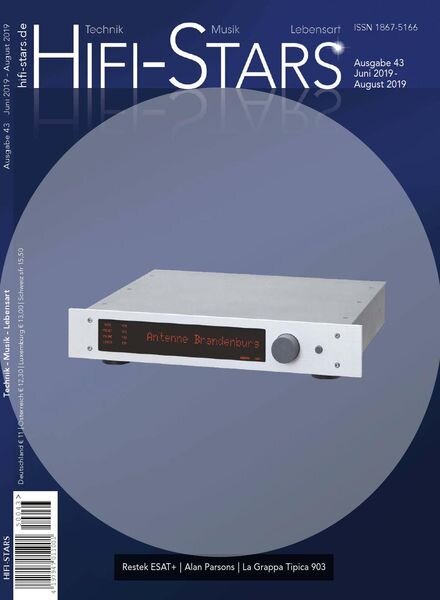 Hifi Stars – Juni-August 2019 Cover