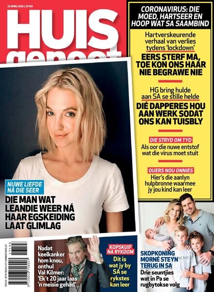 Huisgenoot – 23 April 2020 Cover