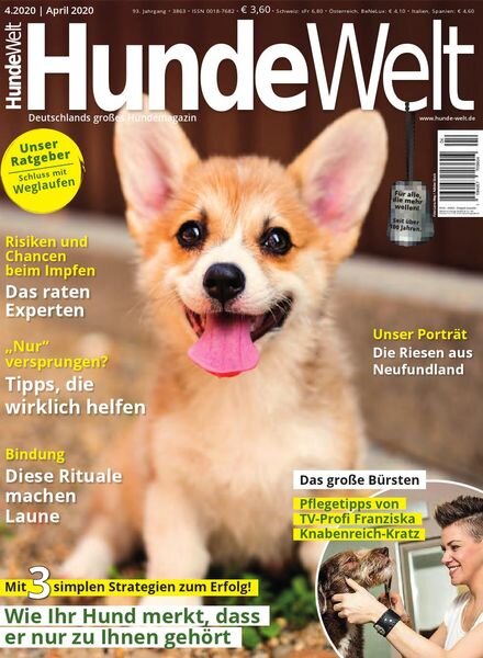 HundeWelt – April 2020 Cover
