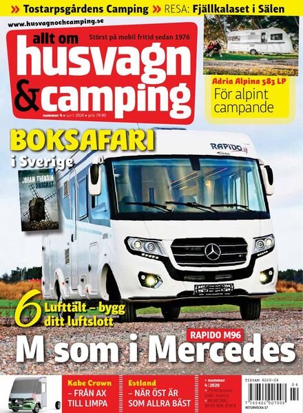 Husvagn & Camping – april 2020 Cover
