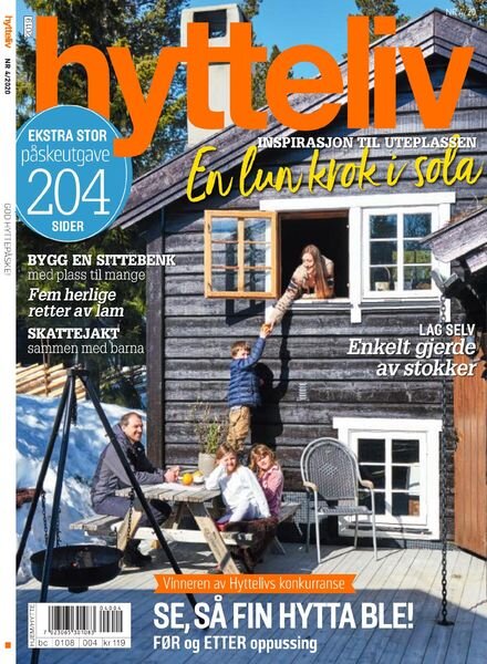 Hytteliv – april 2020 Cover