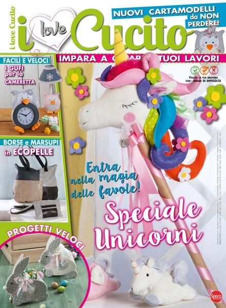 I Love Cucito – Aprile-Maggio 2020 Cover